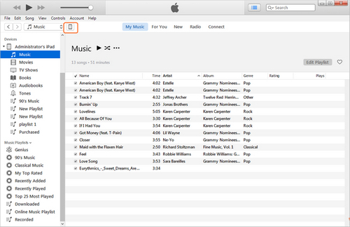  How to Sync iPhone to iPad with iTunes-Connect iPad