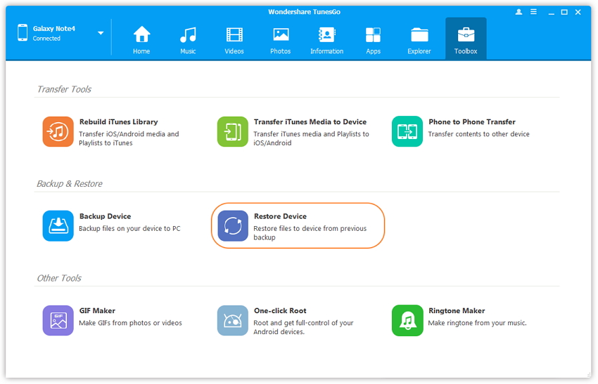 restore iphone contacts to Samsung Galaxy S8